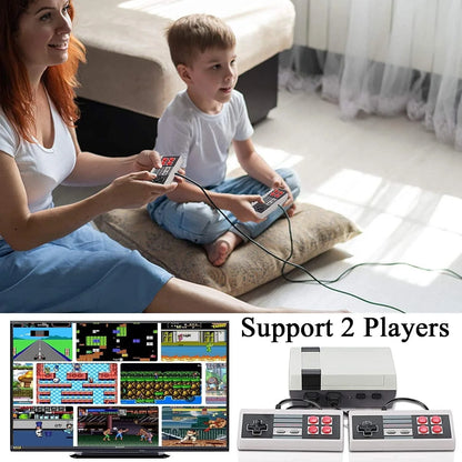 Mini Game Console 620 Games with NES Dual Controllers Classic System Edition Plug & Play For Kids & Adults