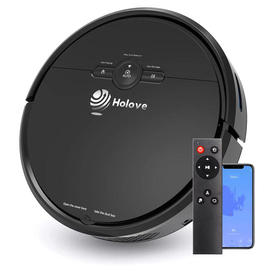 Holove Robot Vacuums Cleaner, Smart WIFI Automatic Vacuum sweeper